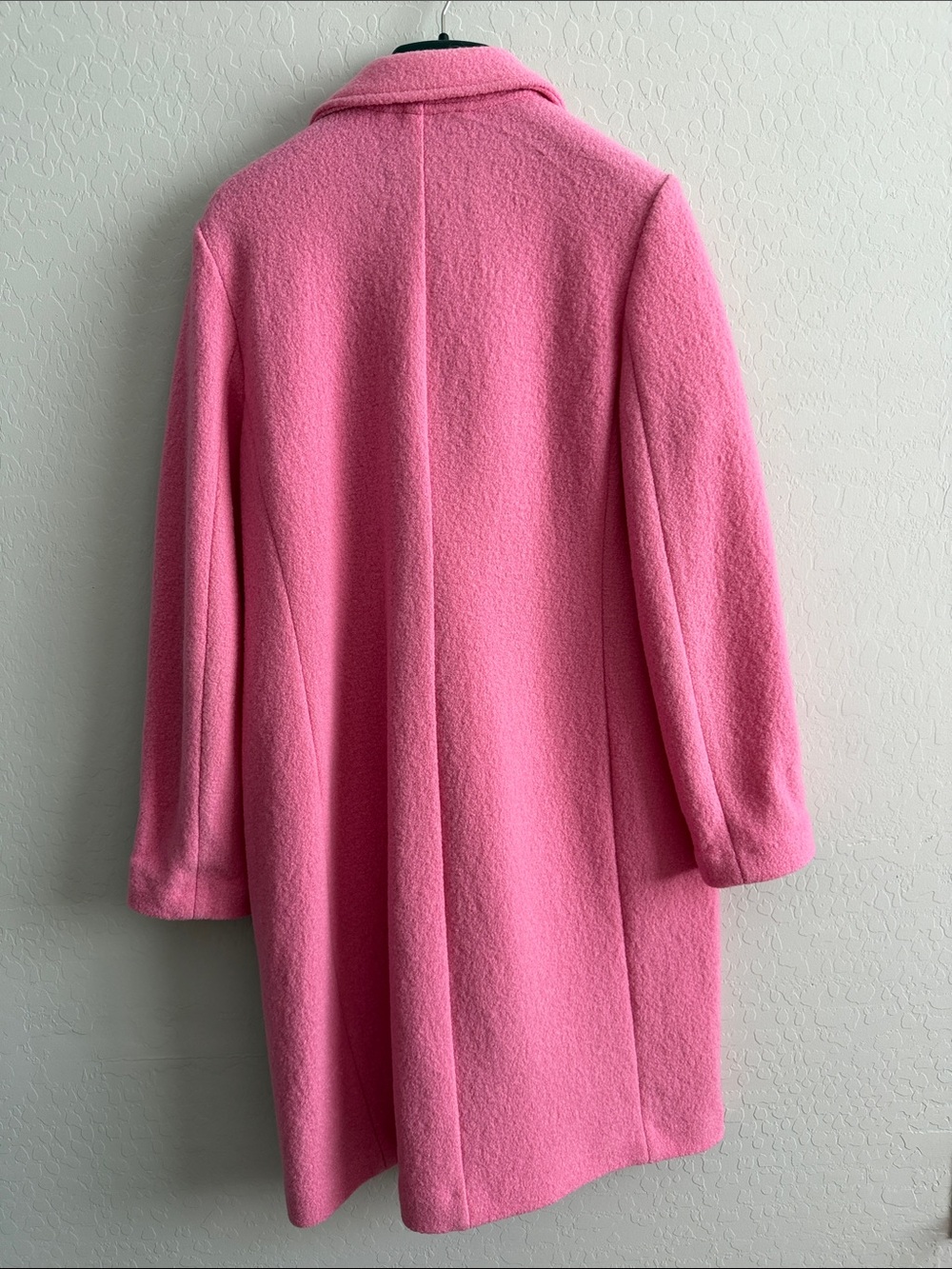 J.Crew Daphne Boiled Wool Blend Double-Breasted Coat (Pink) - Picture 4 of 4